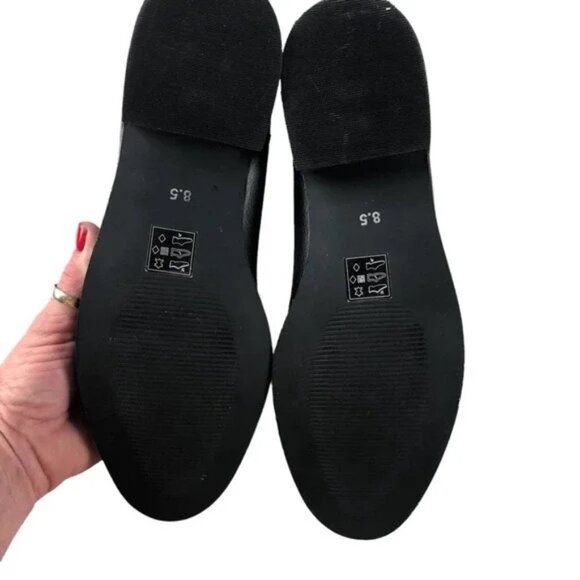 ASOS black Faux leather Chelsea bootie 8.5 - Picture 5 of 7